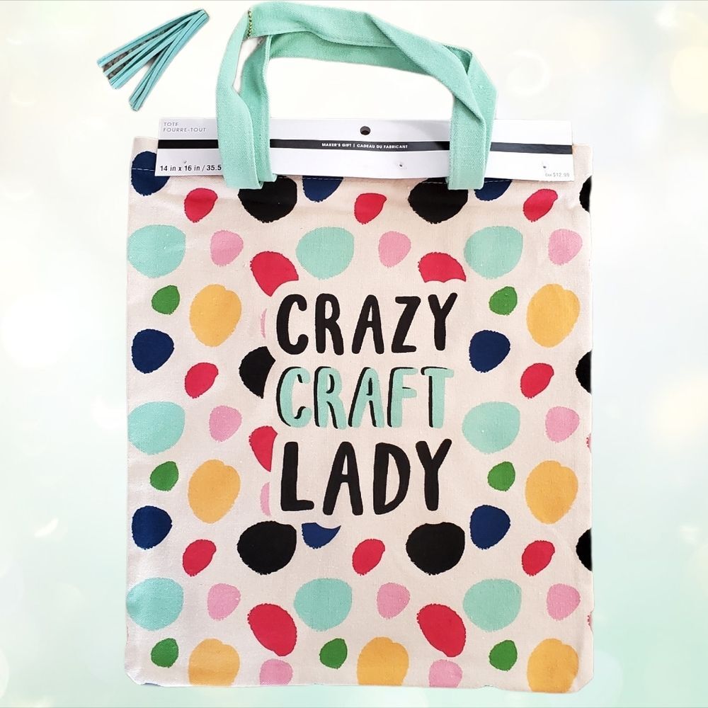 New Michael's Crafting Tote Gift Craft Bag